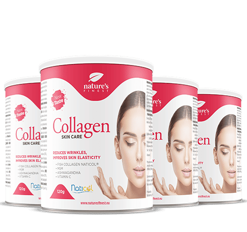 Kollagen SkinCare: Marin Kollagen För Förbättrad Hudelasticitet , 4-pack, 480g